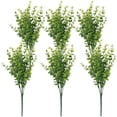 thumbnail image 1 of KAKOWELY 6 tallos de eucalipto artificiales, hojas de eucalipto sintéticas, ramas para arreglos florales., 1 of 4