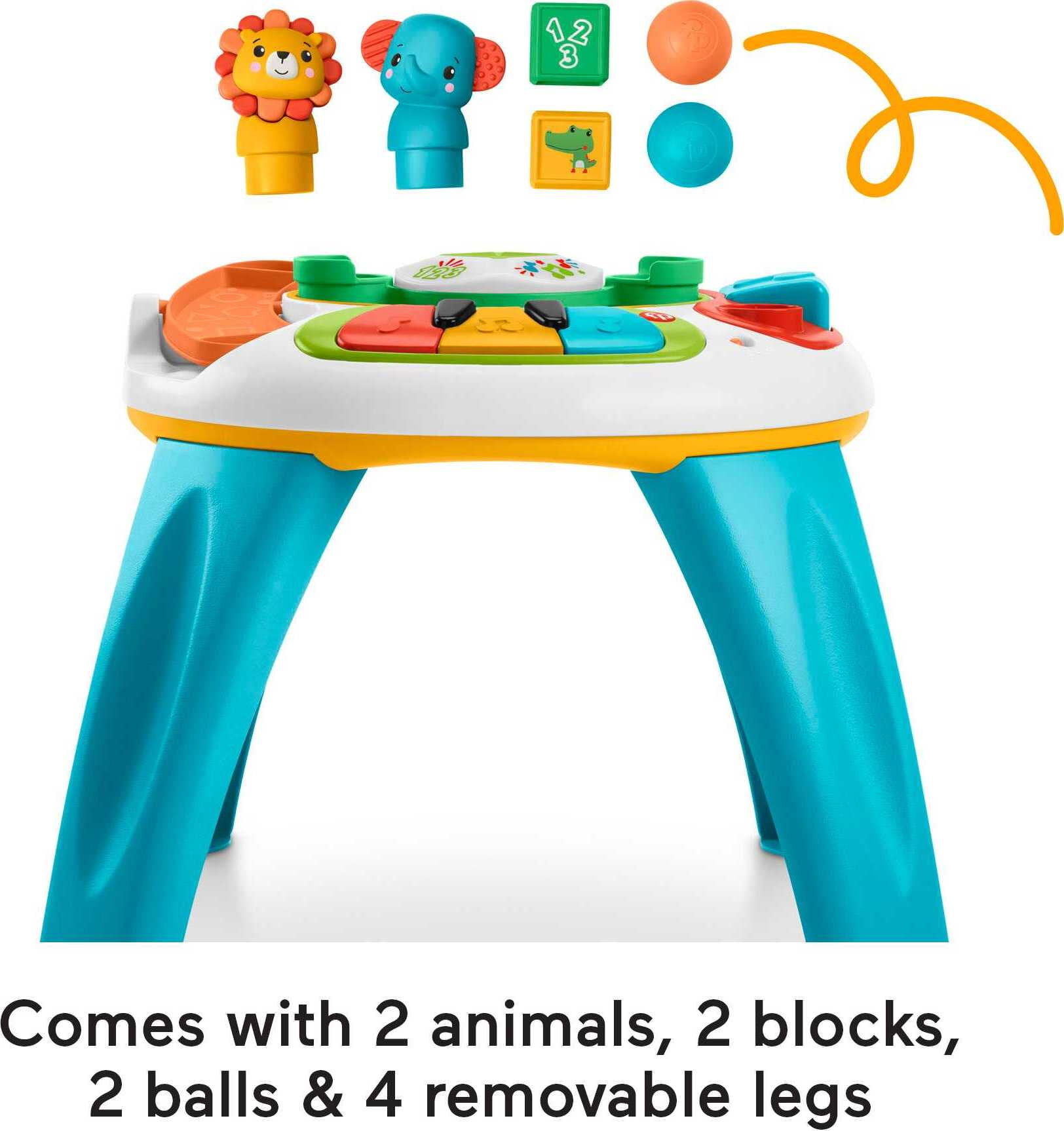 Fisher-Price Busy Buddies Activity Table Infant Learning Toy - 3