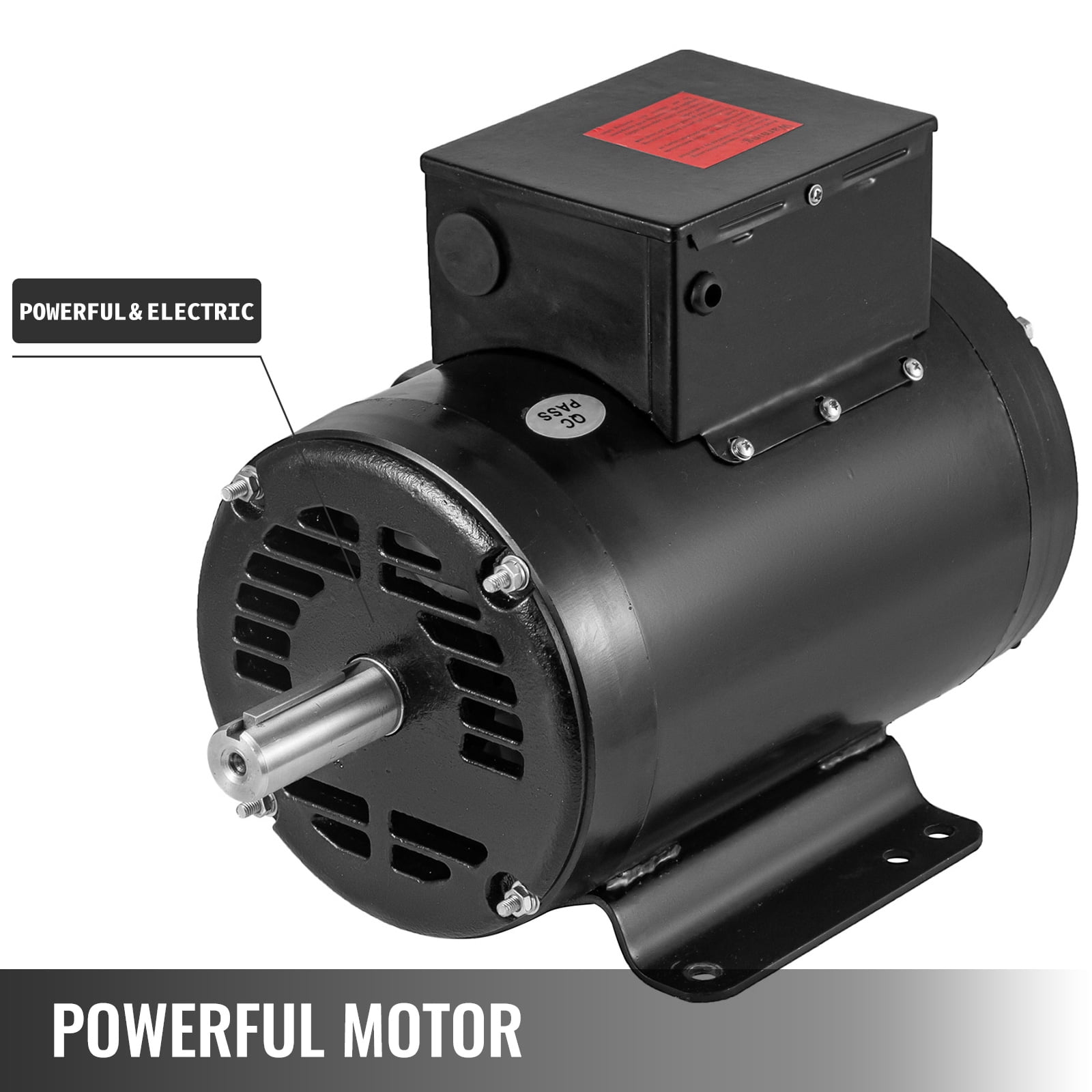 VEVOR 5 Hp Electric Motor 3.1 kw Rated Speed 3450 Rpm Single Phase Motor AC  208-230V Air Compressor Motor Suit for Home and Small Shop Air Compressors  