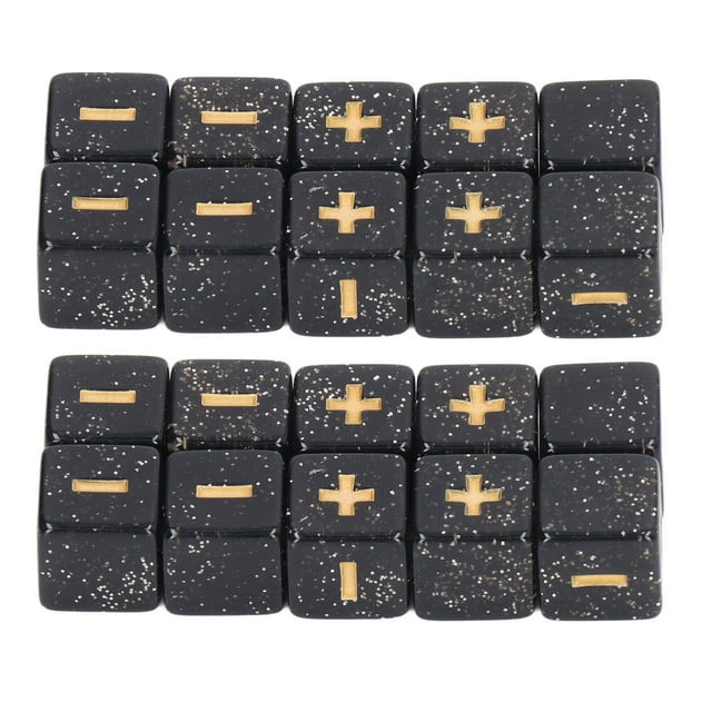 Math Operation Set, 20Pcs 16mm Calculation with Minus Plus Signs for Classroom Teaching and Home Learning Durable Plastic Material Compact Size