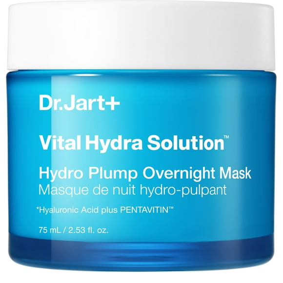 Dr.Jart+ Vital Hydra Solution Hydro Plump Overnight Face Mask with Hyaluronic Acid | Korean Skin Care, 2.53 Fl Oz
