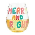 thumbnail image 2 of Enesco Lolita Merry and Bright Stemless Glass, 4.53 Inch, Multicolor, 20 oz, 2 of 4