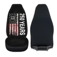 thumbnail image 6 of XYZCANDO Patriotic 250th Anniversary Front Car Seat Covers featuring Distressed USA Flag - Durable Protective Set Of 2, 6 of 10