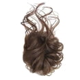 thumbnail image 1 of Moño desordenado para mujer, postizo sintético ondulado y rizado de color castaño claro a la moda para uso diario, 1 of 15