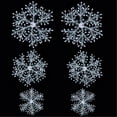 thumbnail image 2 of Christmas Decorations, Snowflake Pendants Hanging Ornaments For Christmas Tree Holiday Party Winter Wedding Home Décor Festive Decoration Set, 2 of 7