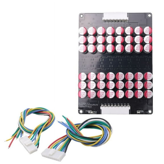 16S 5A Balance LiIon Lifepo4 Lto Active Lithium Battery Equalizer Balancer Plate Capacitor 48V 60V 16S