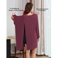 thumbnail image 5 of Pinspark Open Back Hospital Gowns for Women Tear Away Snap Long Sleeve Womens Hospital Gowns Adaptive Clothing for Women, 5 of 6