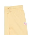 thumbnail image 2 of Wonder Nation Little Girls Fleece Jogger Pants, Sizes 4-10, 2 of 3