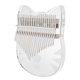 thumbnail image 2 of Nuevo lindo 21 teclas acrílico transparente transparente Mbira Thumb El 15x17.5x2cm Yuyangstore Crystal Kalimba Thumb Piano, 2 of 8