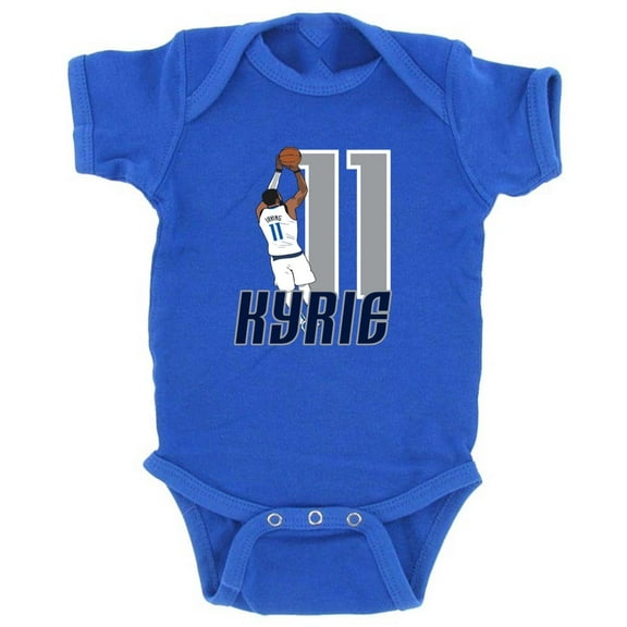 Kyrie Irving 11 Dallas Logo Baby 1 Piece