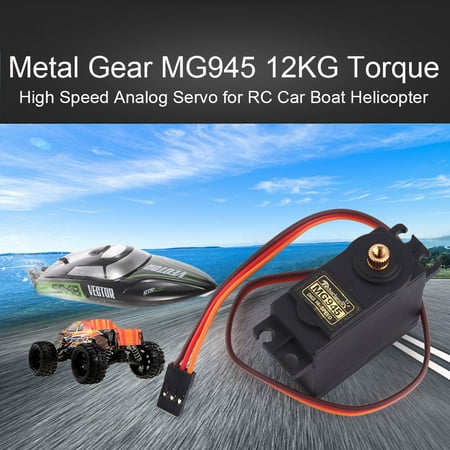 MG945 Metal Gear 12KG Torque High Speed Analog Servo for RC Car Boat