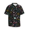 thumbnail image 2 of Daiia I love you Mom Hawaiian Shirt for Men Gentle Cotton Regular Short Sleeve Casual-XX-Large, 2 of 9