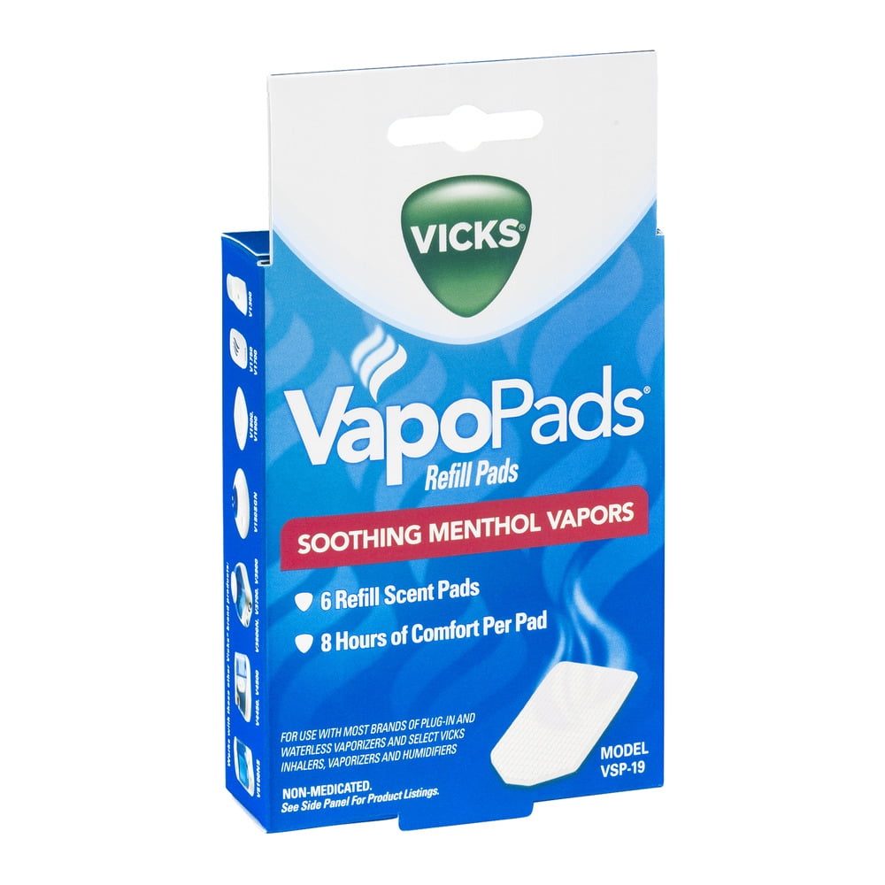 Vicks VapoPads VSP19, 6 Pack
