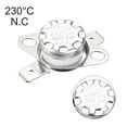 thumbnail image 4 of Uxcell Temperature Control Switch Thermostat 230°C 10A N.C 6.3mm Pin 5 Pack, 4 of 5