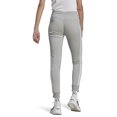 thumbnail image 2 of Pantalones deportivos adidas Essentials de forro polar con 3 rayas para mujer, color gris, 2 of 2