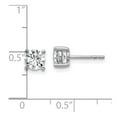 thumbnail image 5 of Primal Gold 14K White Gold Lab Grown Diamond 1ctw Certified SI1/SI2, G H I, 4-Prong Earrings, 5 of 6