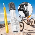 thumbnail image 3 of Bike Fork Schrader Valve Adapter for Mountain Bicycle Cycling Parts Silver, 3 of 9