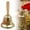 A Gold, variant on SMKE Loud Metal Hand Bell,Solid Brass Call Bell,Dinner Service Bell,Classroom Signal Bell,Food Line Alert Bell,Alarm Ringing Bell,Festive Jingle Bell,Wedding Event Bell,Pet Training Bell B Red