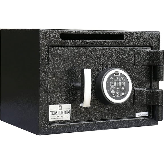 T861 Compact Depository Drop Safe With Electronic Multi-User Keypad Combination Lock with Key Backup
