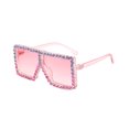 thumbnail image 1 of Mialoley Kids Oversize Square Sunglasses, Bling Rhinestone Frame Sunglasses, 1 of 2