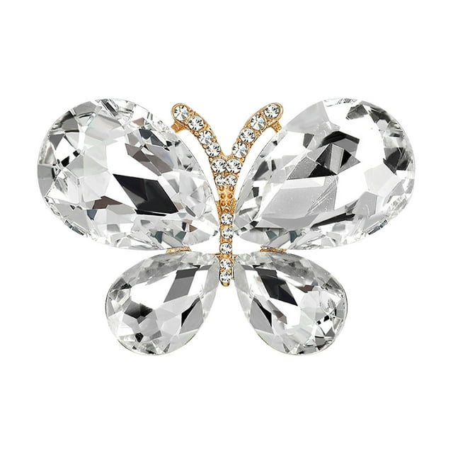 Hearth & Gear DSADKI Variety Styles Brooch Color Rhinestone Brooch Pin Cute Shape Corsages Brooches Decoration For Women Girls Pin Backings Locking Pin Backs for Flower Rhinestones for Crafts Back of