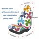 thumbnail image 3 of Balery Colorful Butterflies Funda de Asiento para Auto con Diseño - Cubierta Frontal Suave y Transpirable con Protector Antideslizante- 1 Unidad, 3 of 5