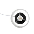 thumbnail image 5 of Mod Lighting and Decor 9.5" Black Ceramic Bocksbeutel Base Table Lamp with White Shade, 5 of 9