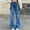 Dark Blue, variant on AOOCHASLIY Valentine's Day Women Pants Fashion Women Summer Casual Loose Solid Trousers Pockets Long Pants