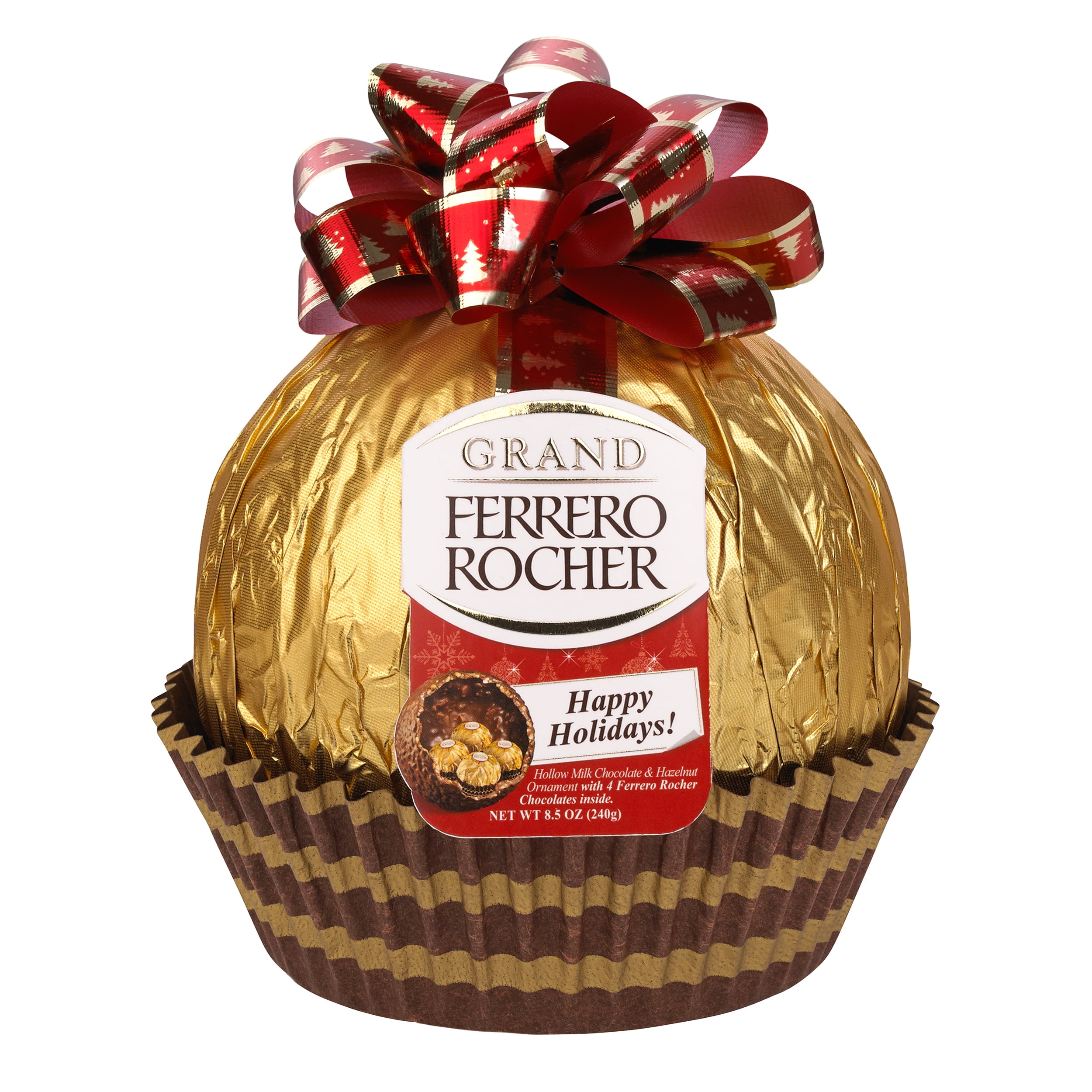 Grand Ferrero Rocher Fine Hazelnut Milk Chocolate, Chocolate Christmas ...