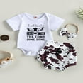thumbnail image 2 of Combinaison à Manches Courtes pour Filles + Short + Bandeau, 2 of 8