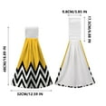 thumbnail image 3 of Hand Towel 1-Piece Printed Hanging Hand Towels Soft Absorbent Kitchen and Bathroom Towels with Bar Loop(Multicolor) Rkxzt, 3 of 9