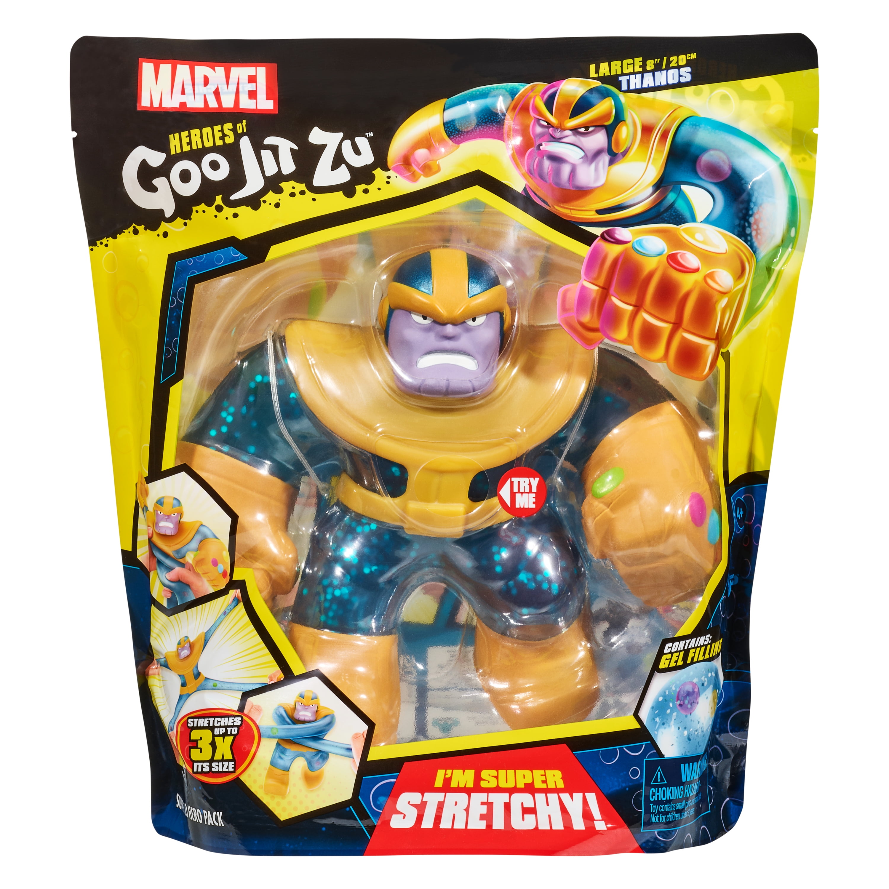 Heroes of Goo Jit Zu Licensed Marvel Supagoo Hero Pack - Thanos, Ages 4+