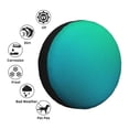 thumbnail image 3 of Bingfone Green Turquoise Teal Spare Tire Cover Weatherproof Universal Wheel Protectors for RV Camper Travel Trailer SUV Truck-14 inch, 3 of 8