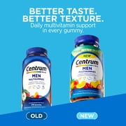 Centrum Multigummies Mens Gummy Vitamins, Multivitamin With Vitamin B, C, D & E, Assorted Fruit, 170 Count