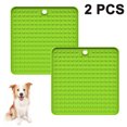 thumbnail image 1 of Almohadillas para lamer perros, paquete de 2 almohadillas para lamer, Pet Aburrimiento Buster Slow Feeder, Calm Pads para aliviar la ansiedad, BPA Free Food Grade Silicone Puppy Treat Pads Ormromra 220587-2, 1 of 8