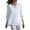 White, variant on ZANZEA Womens Blouses 3/4 Sleeved Casual Floral Embroidery Baggy Tops Shirts