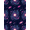 Purple Blue Multi, Pattern 2, variant on ODIKA 6'x9' Washable Area Rug Non-Slip, Chair-Friendly, Starry Constellation Nebula Meteorite Uranus Galaxy Astrology Refined Structured for Dining Room, Under Table, Office Dcor