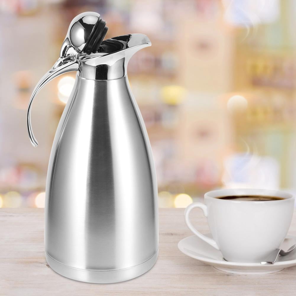 Thermos Café 5l 1.5L / 2L Théière En Acier Inoxydable à Isolation Sous Vide à Double Paroi Pour Eau Chaude Et Bouteille De Thé Avec Couvercle Par Haofy (2L-rouge Thermos 5l