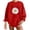 Style1-Red sweatshirt for women, variant on Xdegoge Womens Sweatshirt Crewneck Long Sleeve Shirts Trendy Zip Up Hoodie Sweatshirts Cropped Long Sleeve Casual Hooded Jackets Camisas Para Mujer Black S