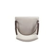 thumbnail image 4 of Manhattan Comfort Shubert 19.75" Faux Leather Dining Armchair in Light Gray, 4 of 5