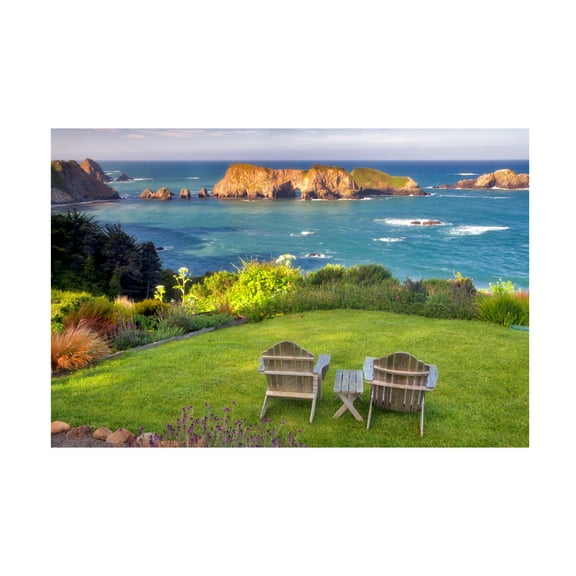 Dennis Frates 'Beach Chair 3' Canvas Art