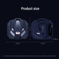 thumbnail image 3 of Tire Pump for Bike and Car Car Tire Inflator Portable Mini Compressor for Car Tires 12V Analog Gauge Tire Pump Car Pump with Ball Adapters for Bike Basketbal Pool Toys, 3 of 9