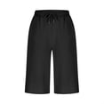 thumbnail image 5 of Plus Size Women's Casual Baggy High Waisted Wide Leg Pants Breathable, 5 of 6
