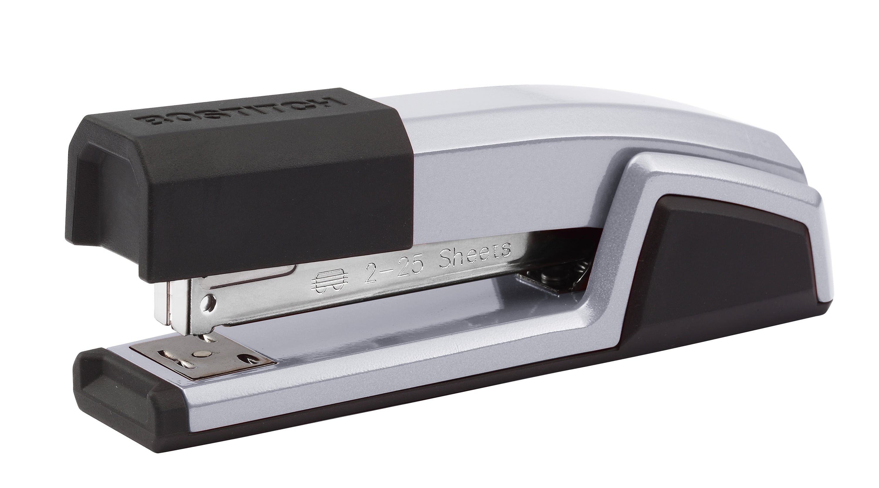 Bostitch Epic All Metal 3 in 1 Stapler with Integrated Remover & Staple Storage, Silver