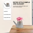 thumbnail image 2 of COSMOBETTY Home Decorative Flower Holder 1Pack Iron Grey Flowerpot for Office 11.4x5.9x1.8in, 2 of 8