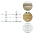 thumbnail image 2 of 6Pcs Metal Drawer Knobs Crystal Cabinet Handle Wardrobe Drawer Pull Knob Dresser Drawer Knobs, 2 of 8