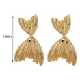 thumbnail image 4 of Xihbxyly Pendientes de Cola de Pez, Elegante Diseño Dorado y Plateado, Metal Galvanizado Resistente, Forma Geométrica para Un Estilo Versátil, Ideales para Regalar o Usar a Diario, Perfectos para Muj, 4 of 7