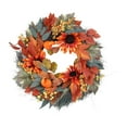 thumbnail image 2 of Sharprepublic Fall Wreaths for Front Door 18 " for Harvest Festival Wall Housewarming Gift, 2 of 8