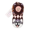 thumbnail image 2 of Secret Treasures Women's Double Cuff Critter Slipper Socks with 3D Poms, 1-Pack, 2 of 3