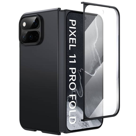 Google Pixel 11 Pro Fold Case (8.0") - BENTOBEN Ultra Thin Matte Hard PC Cover | Slim Thin & Shockproof | Anti-Yellowing Protective Case for Pixel 11 Pro Fold - Black